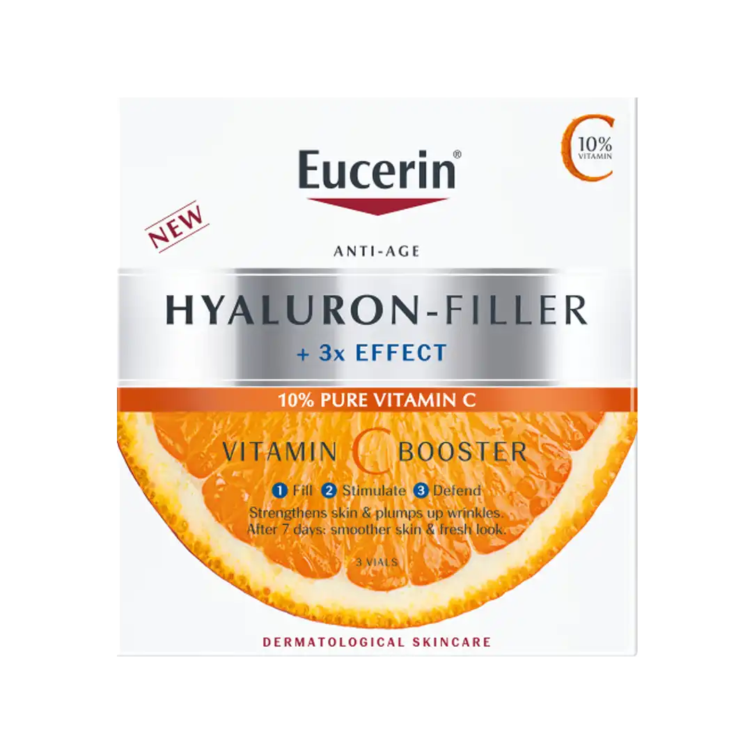Eucerin Hyaluron-Filler Vitamin C Booster, 3 Vials