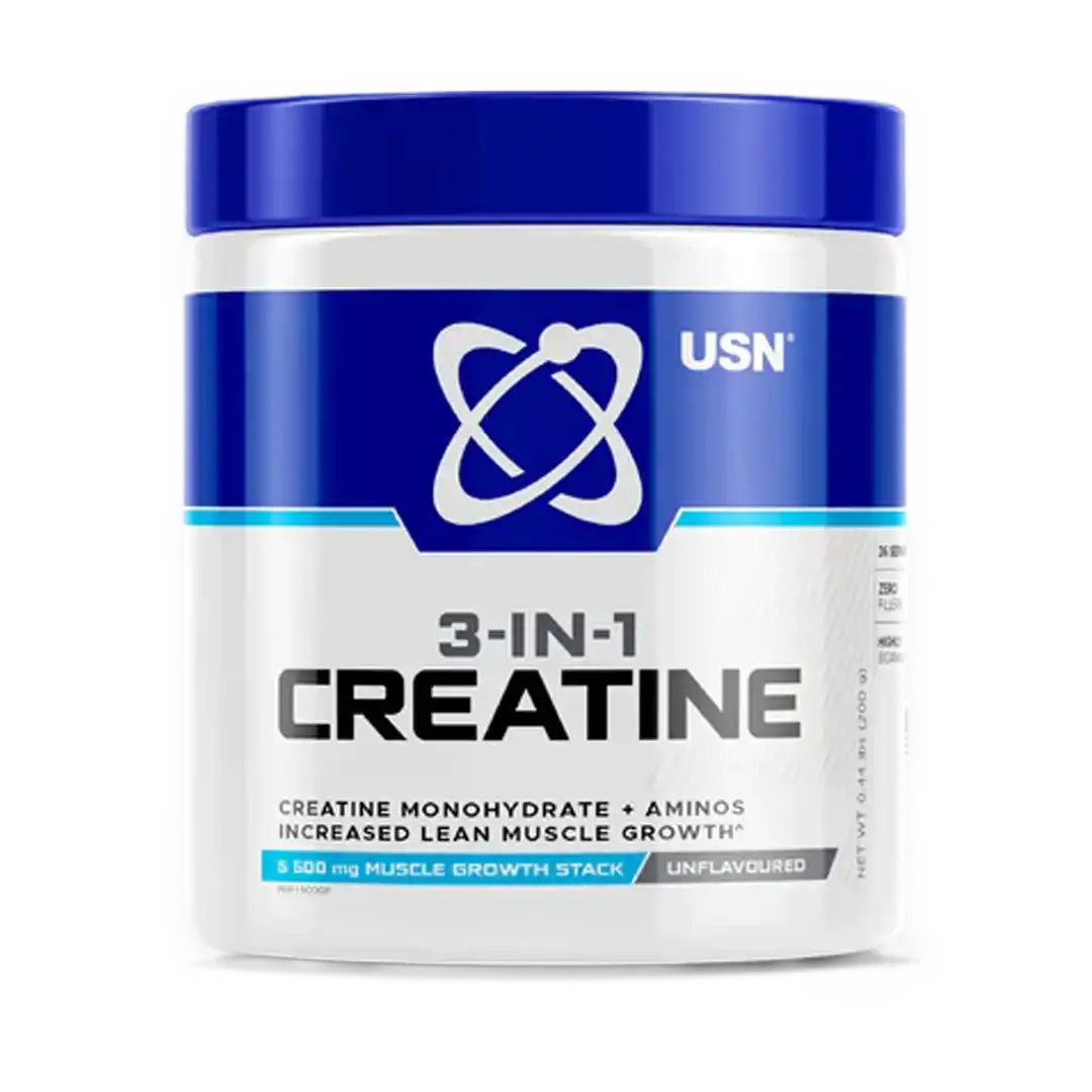 USN 3-in-1 Creatine 200g, Assorted