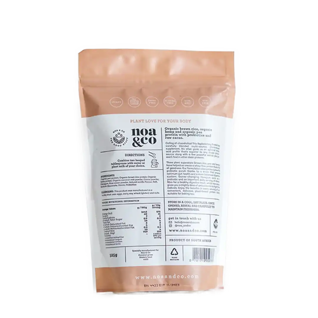 Noa & Co Chocolate Replenishing Protein Powder, 500g