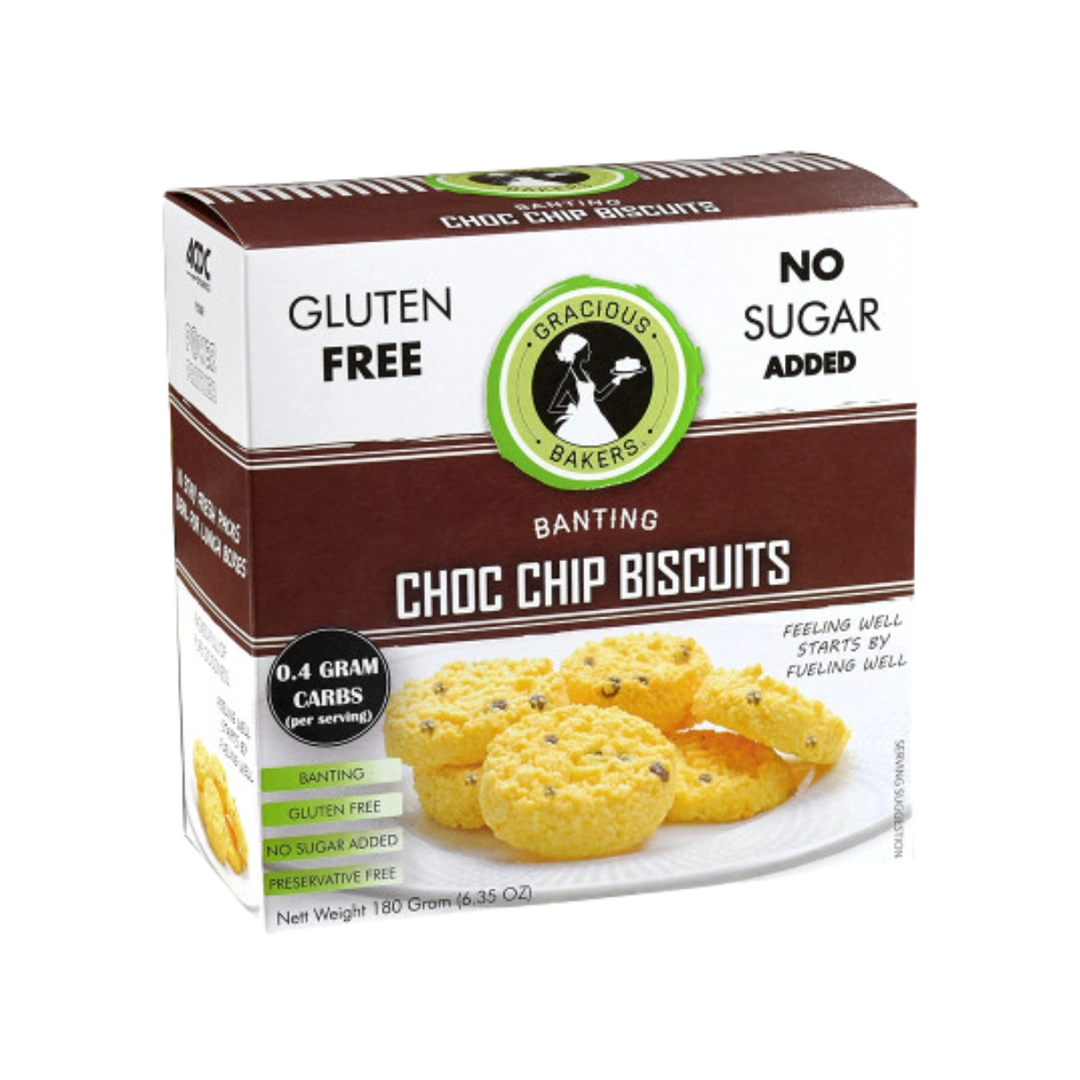 Gracious Bakers Chocolate Chip Biscuits, 180g