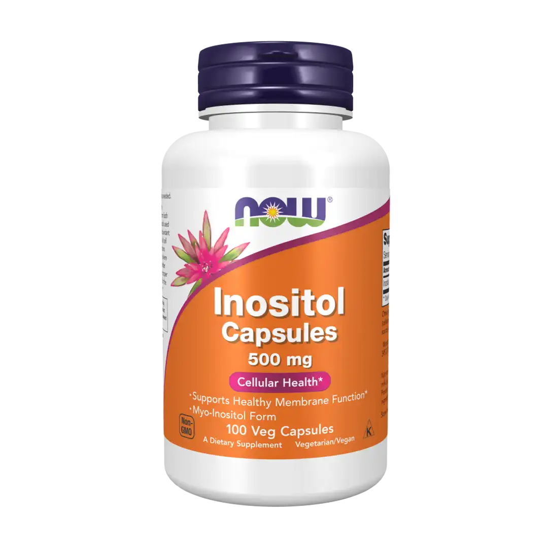 NOW Foods Inositol 500mg Veg Capsules, 100's