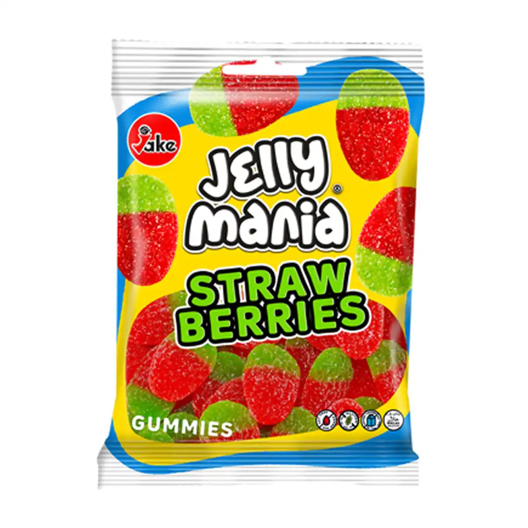 Jake Jelly Mania Strawberries, 100g