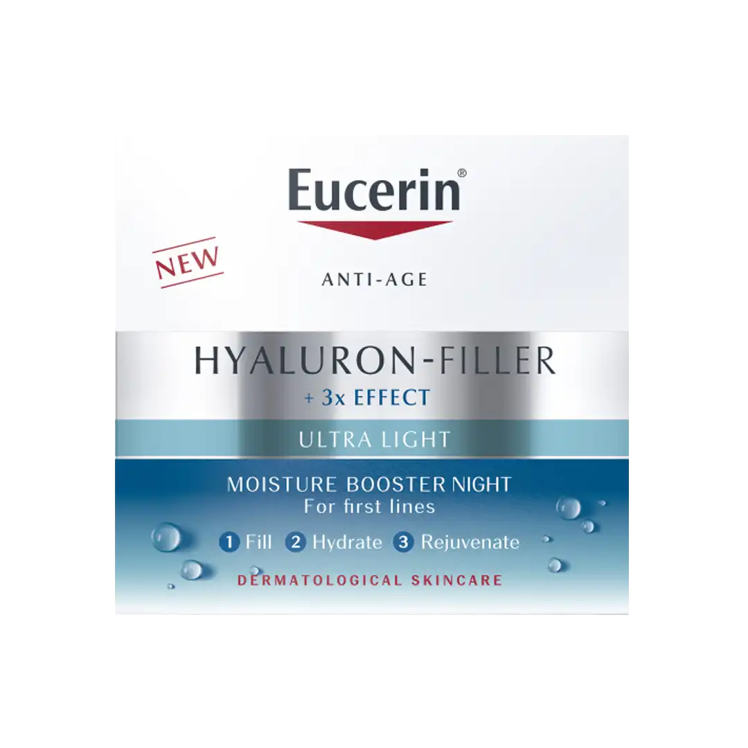 Eucerin Hyaluron-Filler + 3x Effect Ultra Light Night Cream, 50ml 