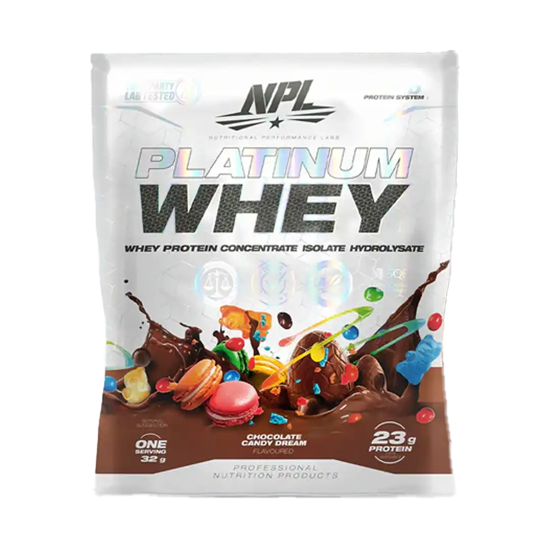 NPL Platinum Whey Protein 32g Sachet, Assorted