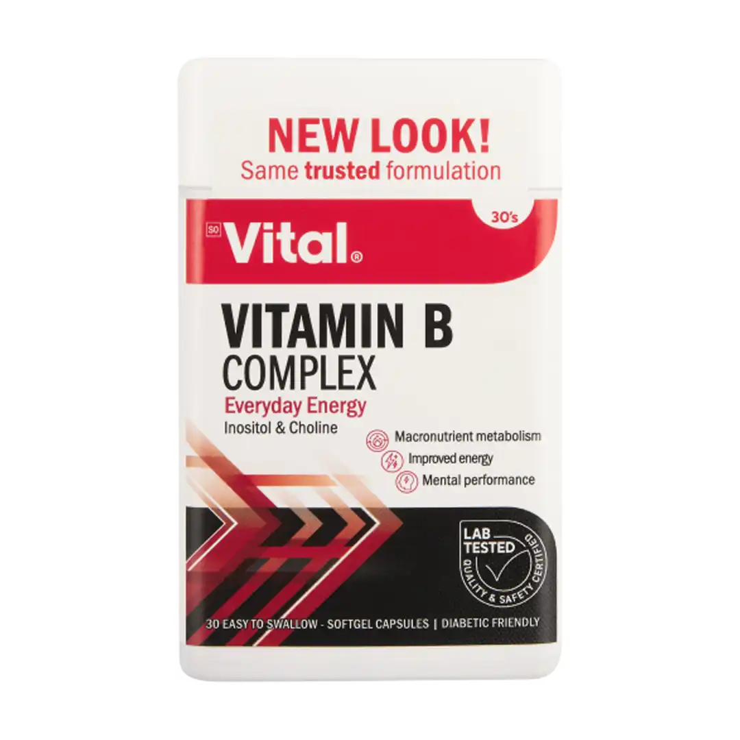 Vital Vitamin B Complex Daily Pack Tablets, 30's
