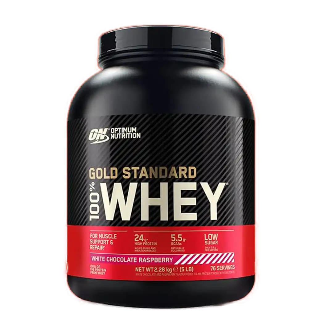 Optimum Nutrition Gold Standard 100% Whey 2.28Kg, White Chocolate Raspberry