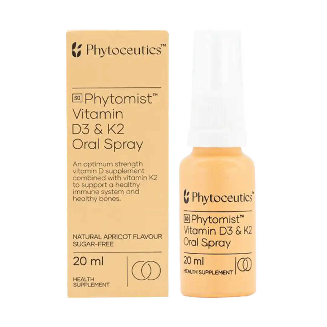 Phytoceutics Phytomist Vitamin D3 & K2 Oral Spray, 20ml