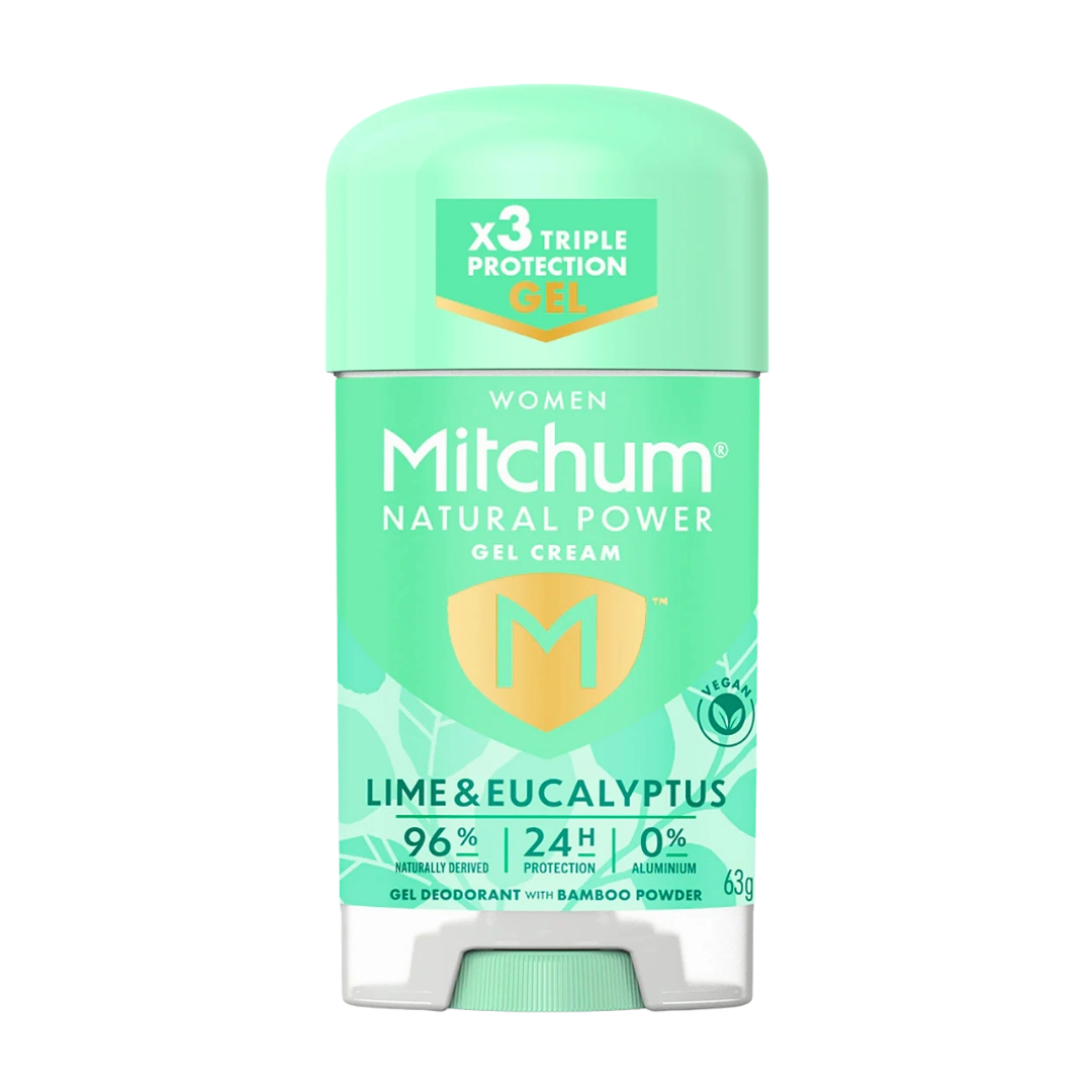 Mitchum Women Natural Power Gel Cream, 63g