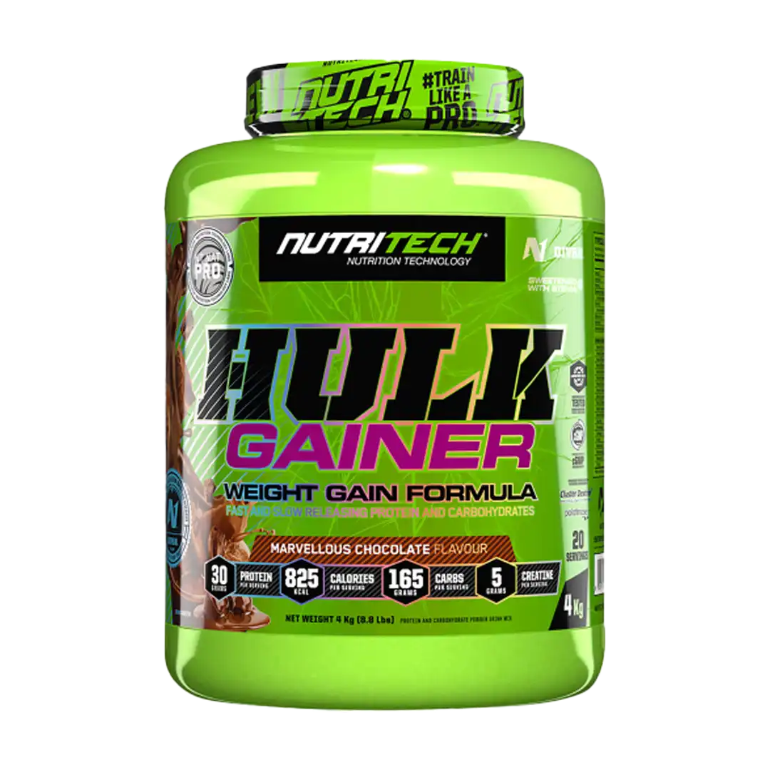 Nutritech Hulk Gainer Box 4kg, Assorted