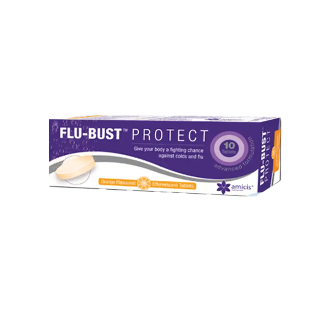 Flu-Bust Protect Raspberry Effervescent, 10's