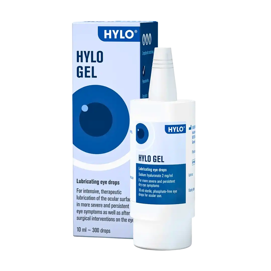 Hylo Gel Lubricating Eye Drops, 10ml