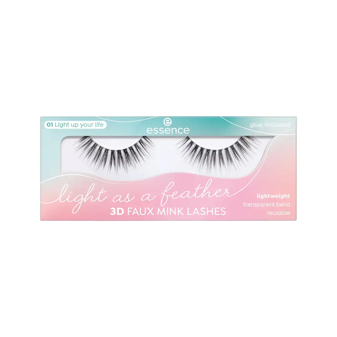 essence Light as a feather 3D faux mink lashes, Assorted