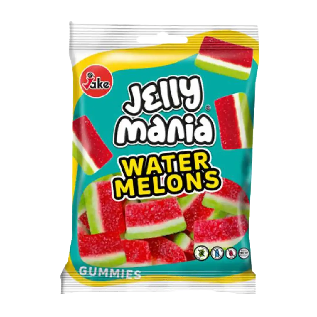 Jake Jelly Mania Watermelons Sour, 100g