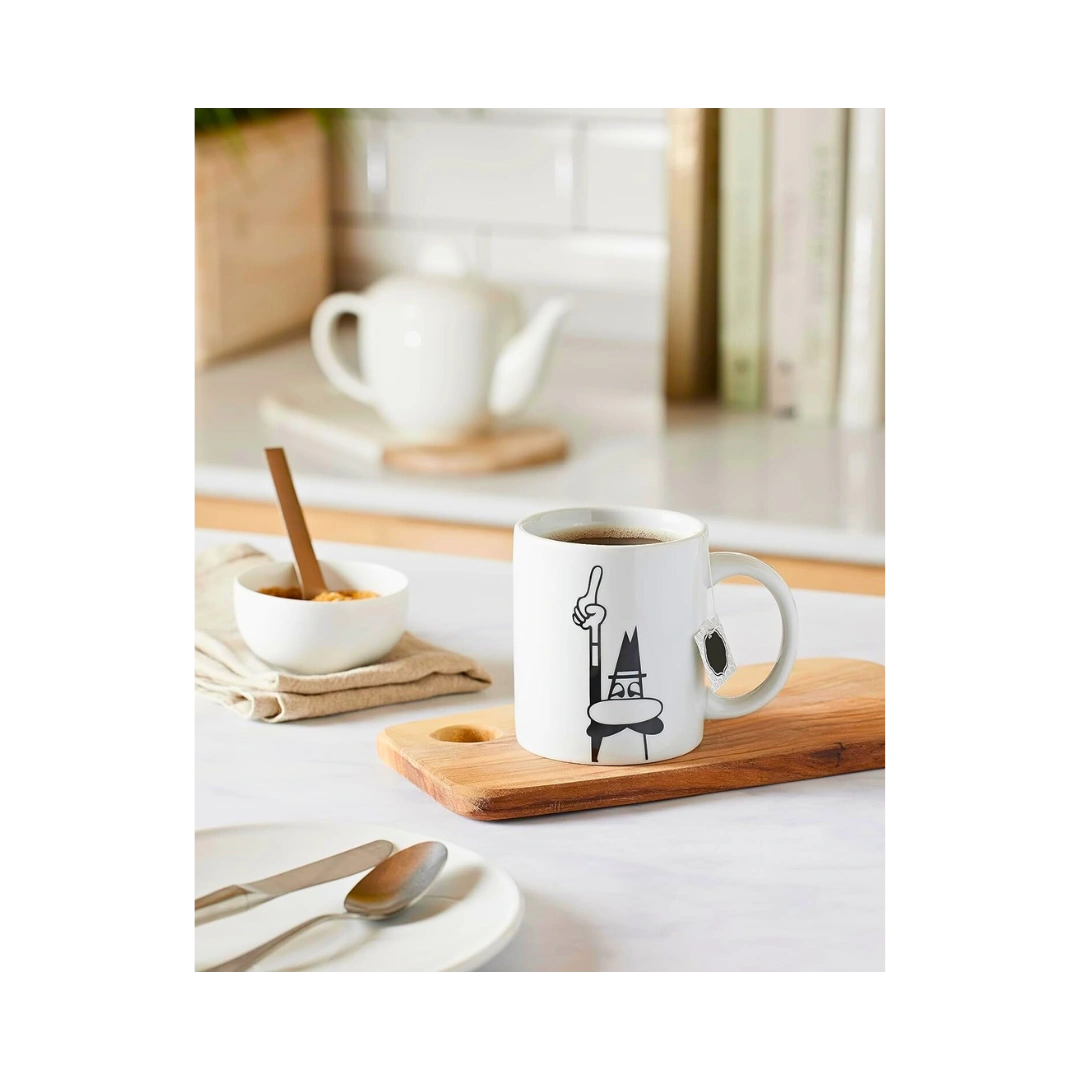 Bialetti Omino Mug, with The Iconic Gentleman with The Moustache Logo