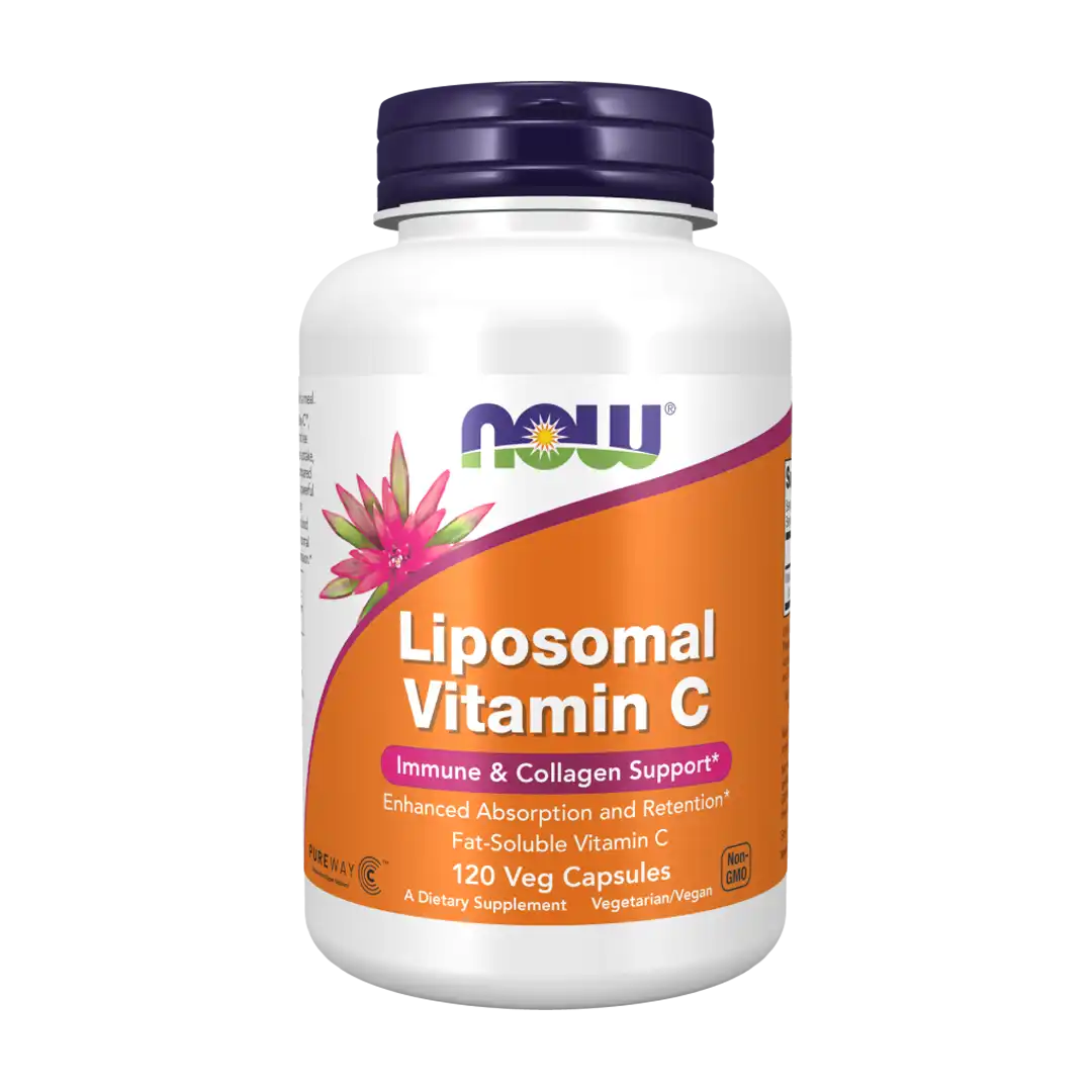 NOW Foods Liposomal Vitamin C Veg Capsules, 120's