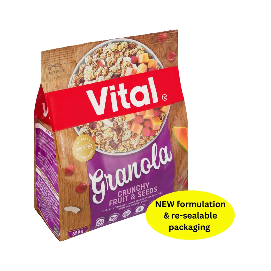 Vital Granola Crunchy Fruit & Seeds, 650g