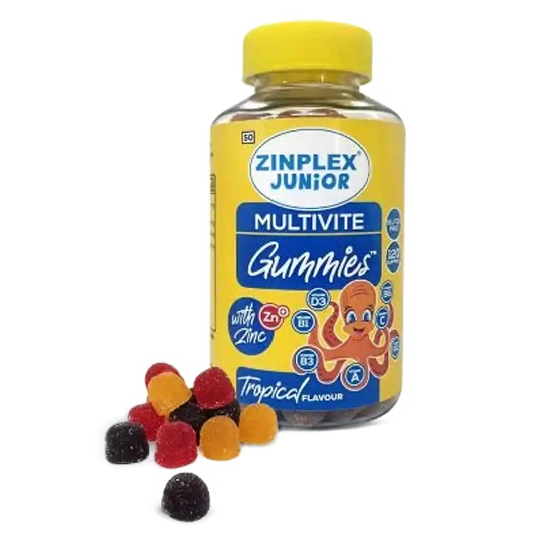 Zinplex Junior Multivitamin Gummies, 120's
