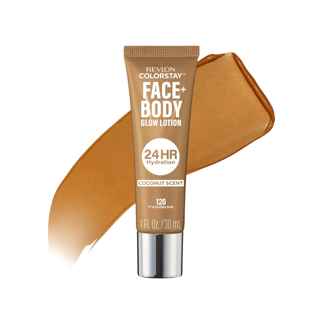 Revlon ColorSta Face + Body Glow Lotion, 30ml Assorted