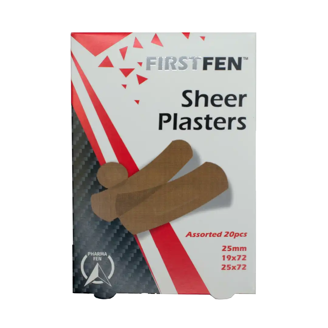 Firstfen Sheer Plasters Assorted, 20's