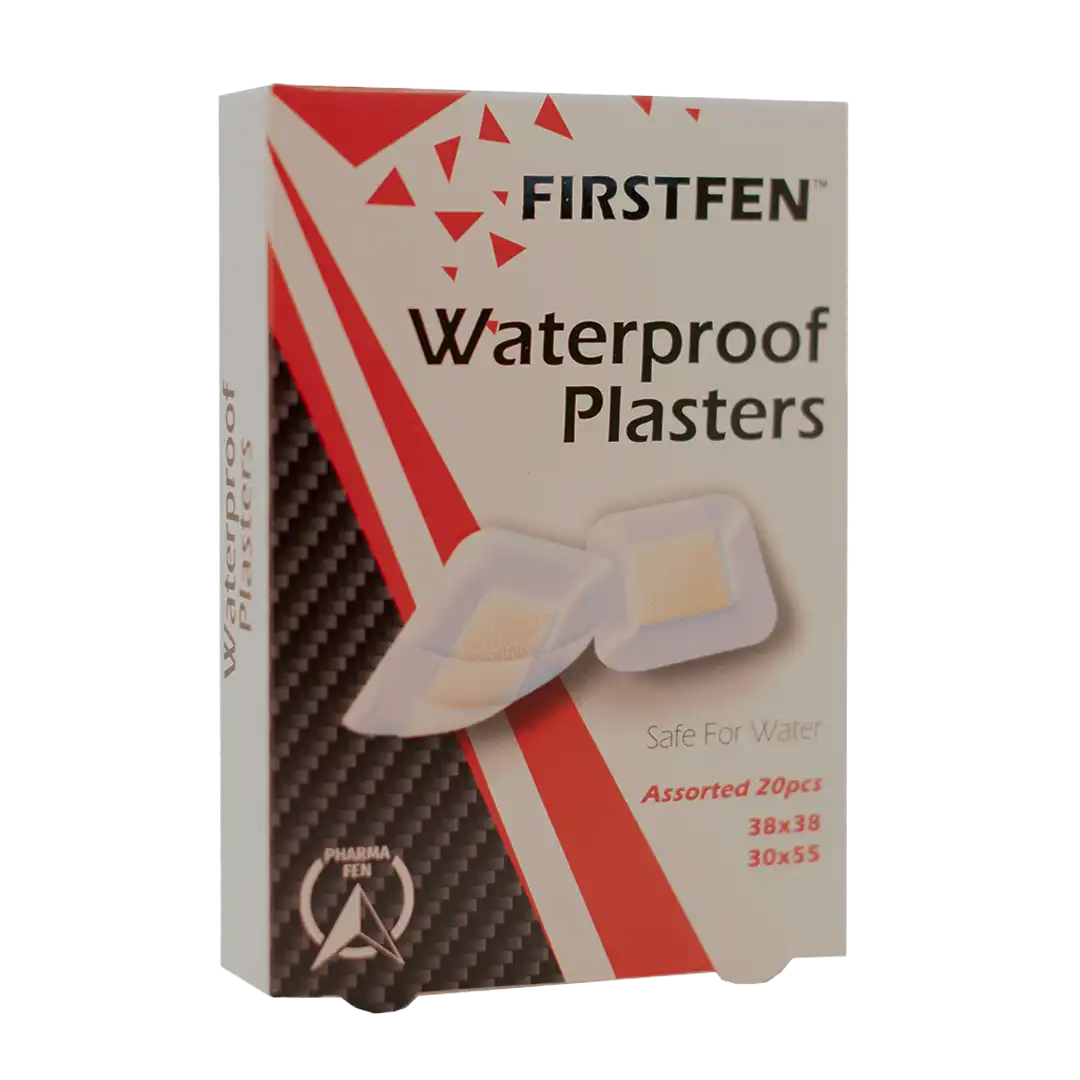Firstfen Waterproof Plasters Assorted, 20's