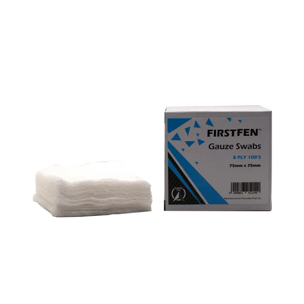 Firstfen Gauze swabs N/S 8 ply, 75mm x 75mm