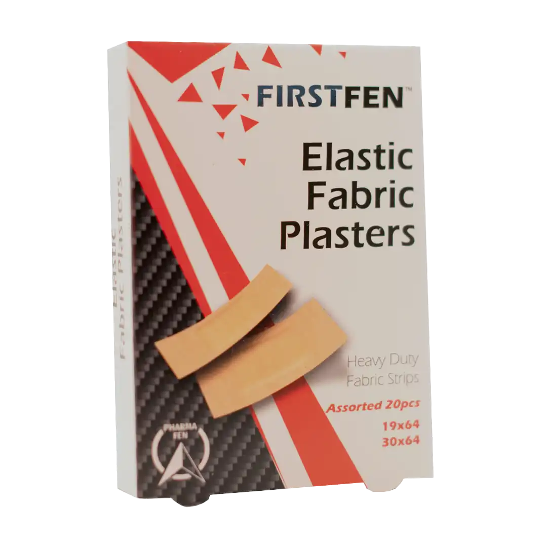 Firstfen Elastic Fabric Plasters Assorted, 20's