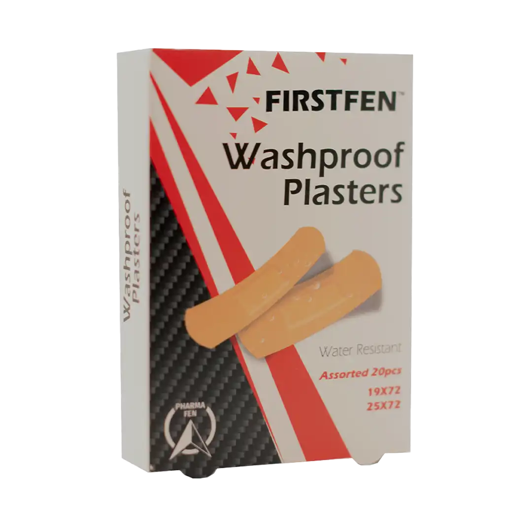 Firstfen Washproof Plasters Assorted, 20's