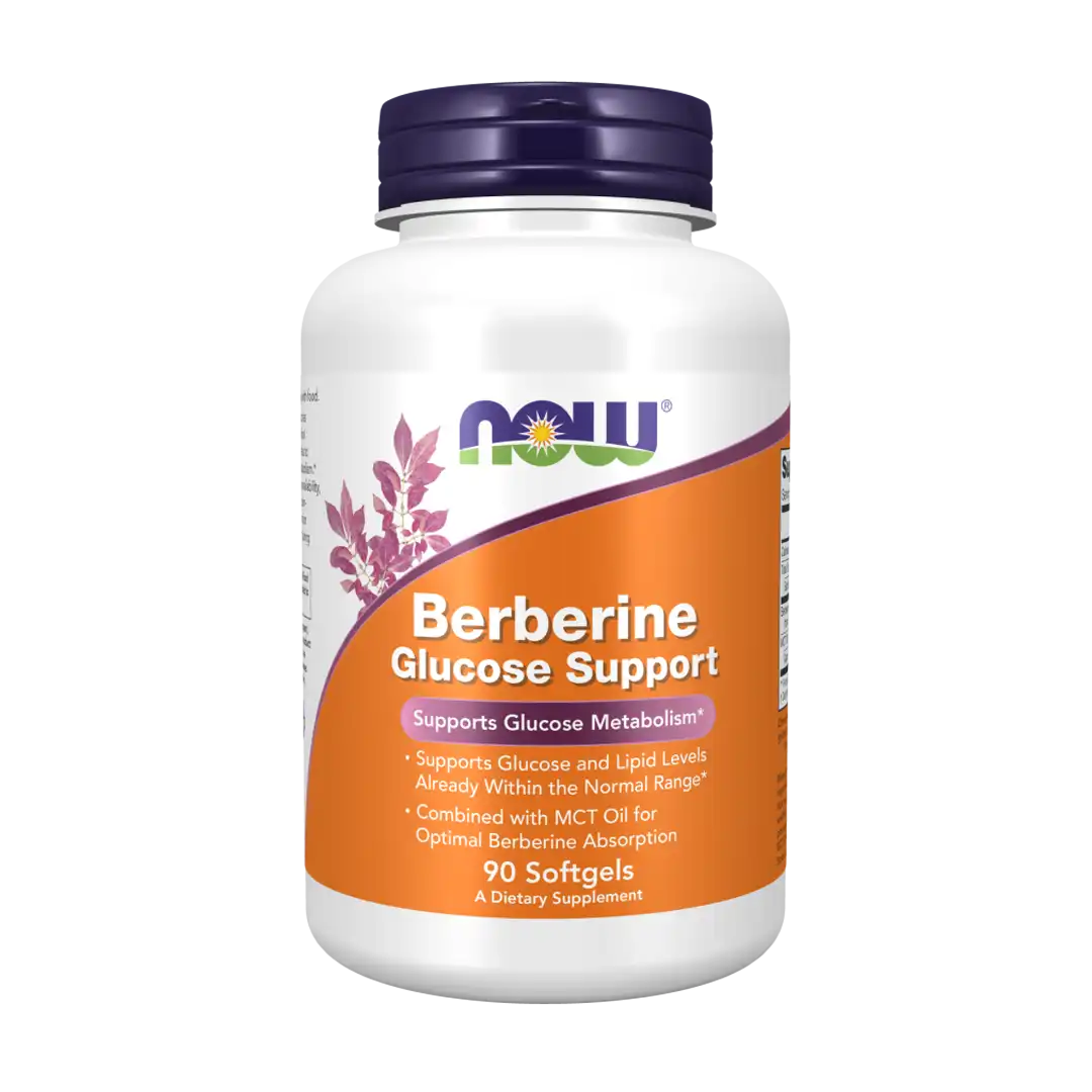 NOW Foods Berberine Glucose Support Softgels, 90's