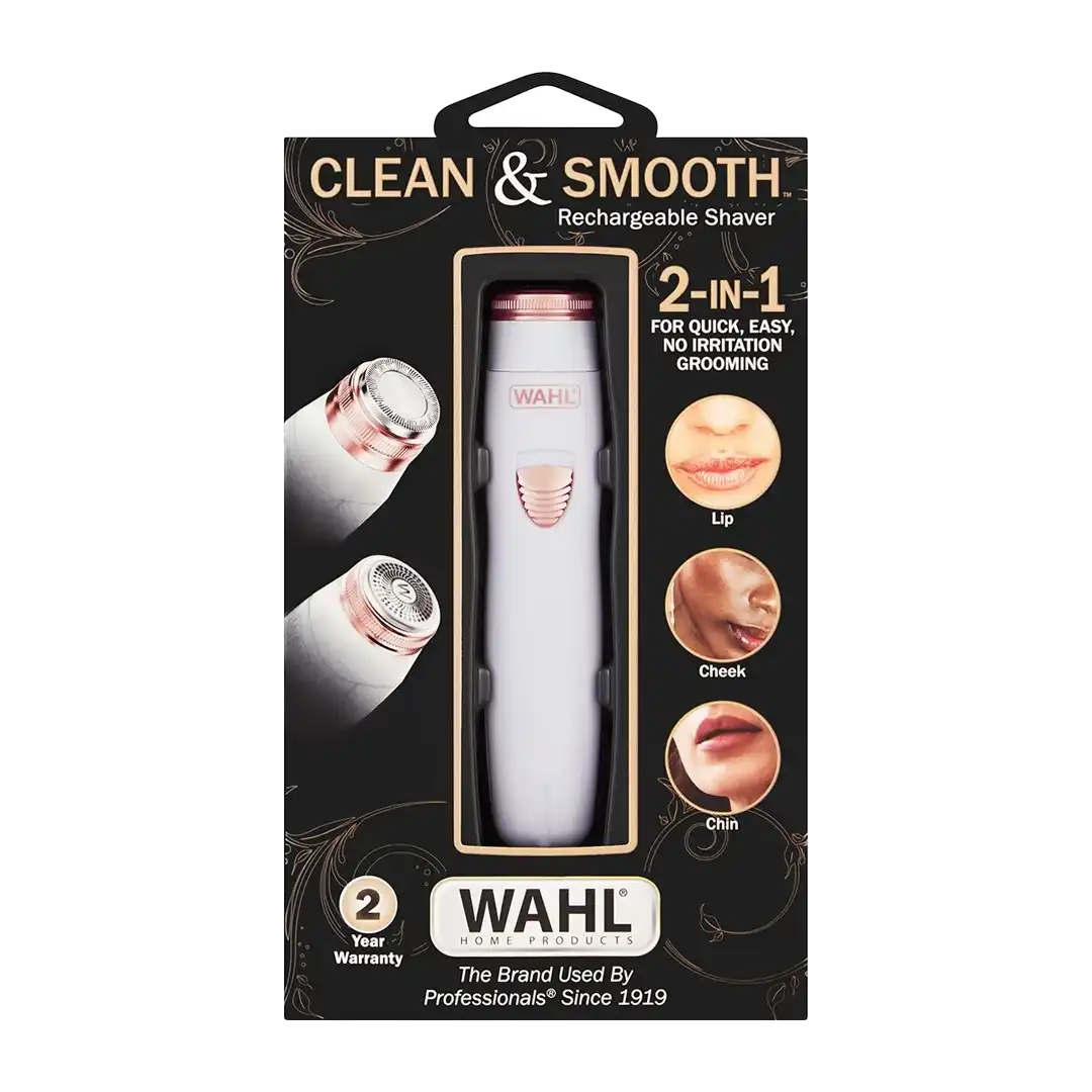 Wahl Clean Smooth Rechargeable 2-in-1 Ladies Shaver Kit