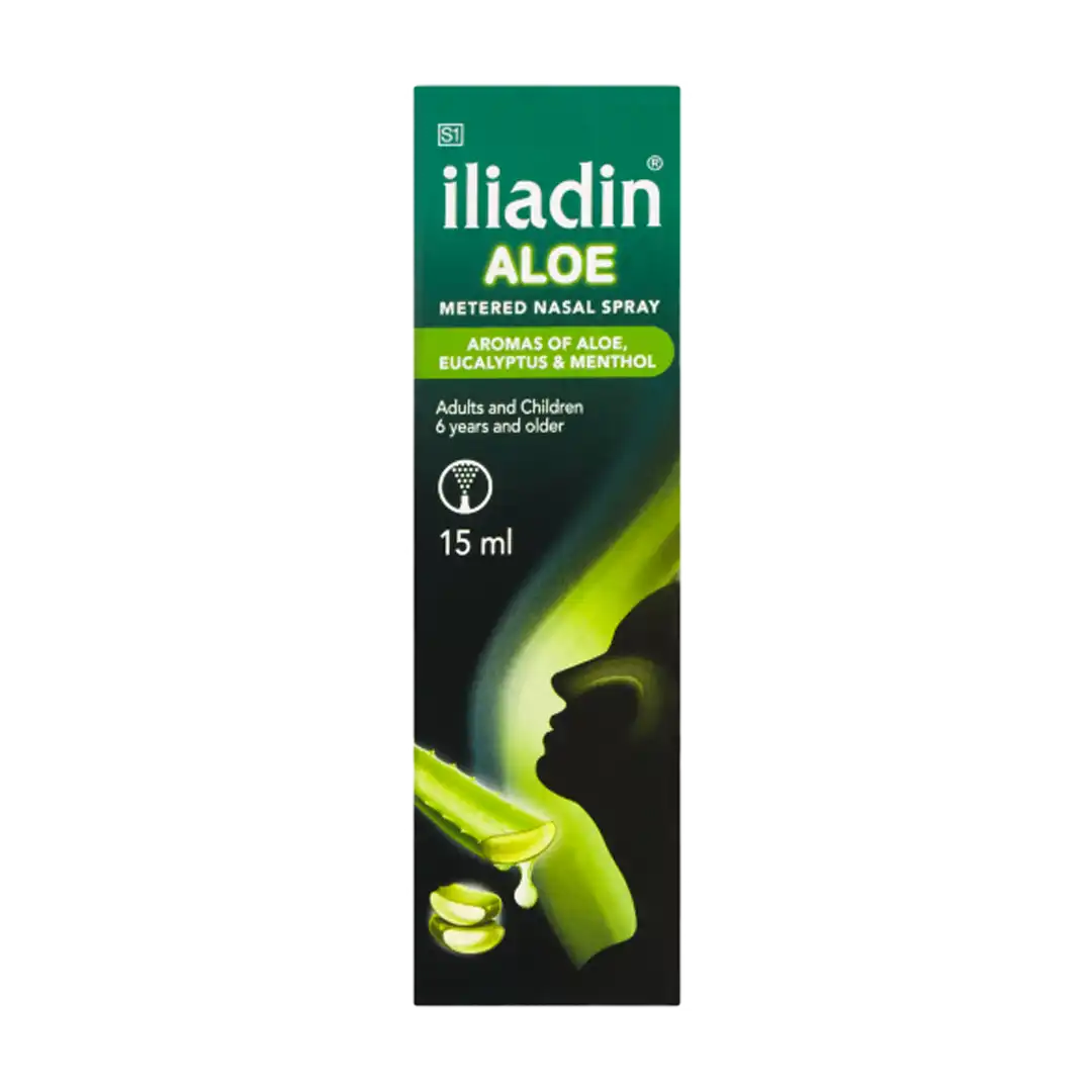 Iliadin Nasal Spray with Aloe, 15ml