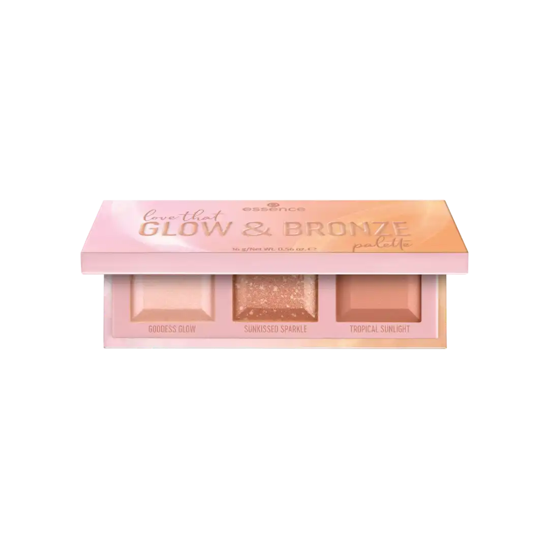 essence love that GLOW & BRONZE palette, 16g