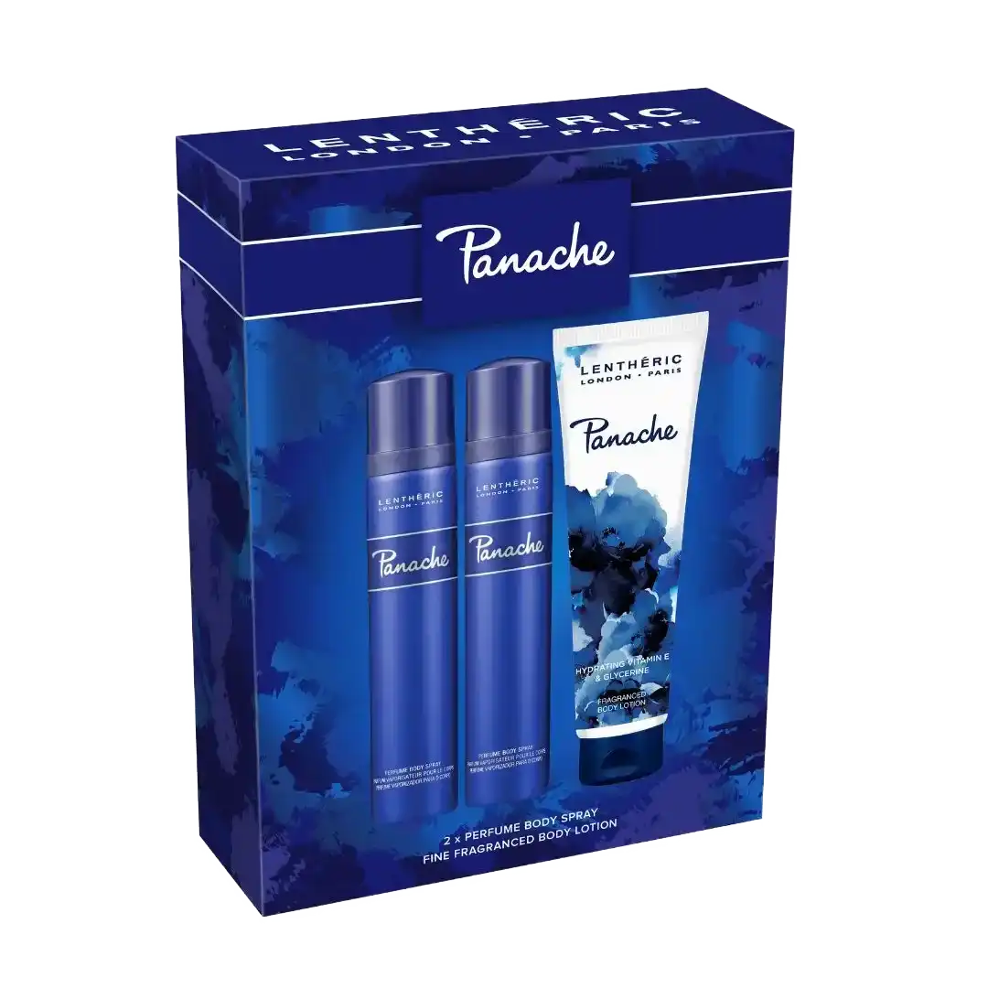 Lentheric Panache Gift Set Hers (2 x 90ml Body Spray + 150ml Body Loti