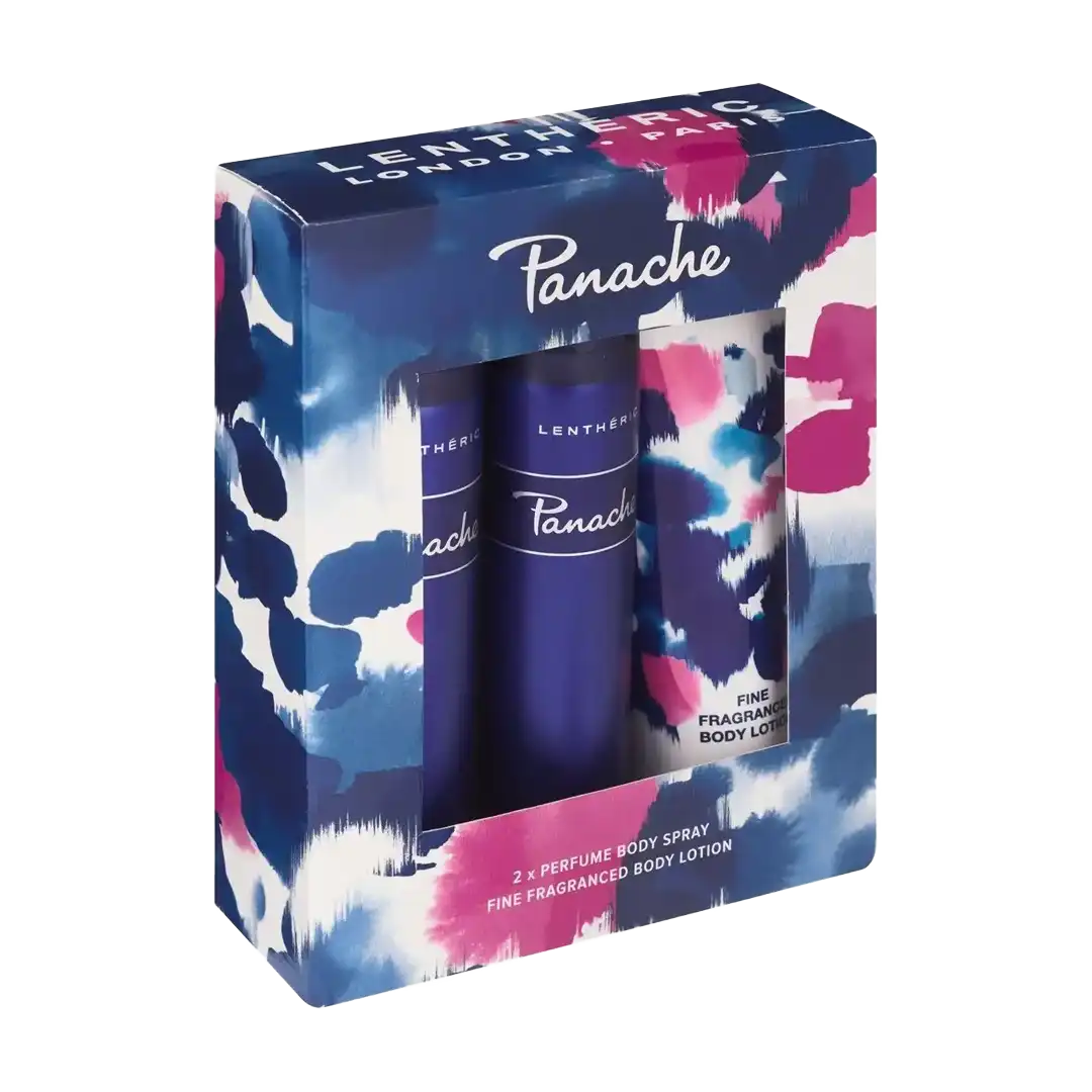 Lentheric Panache Gift Set Hers (2 x 90ml Body Spray + 150ml Body Loti