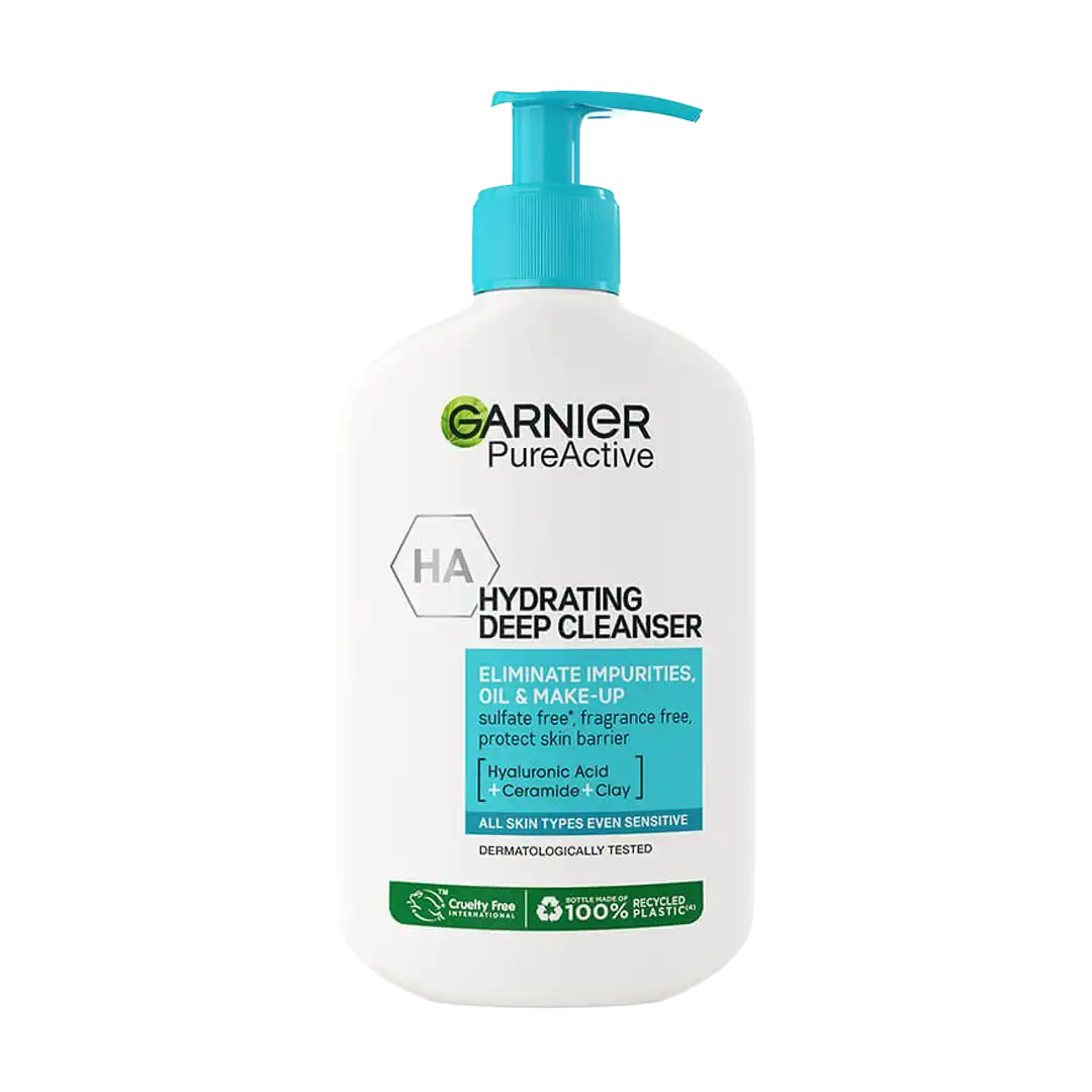 Garnier Pure Active Deep Hydrating Cleanser, 250ml