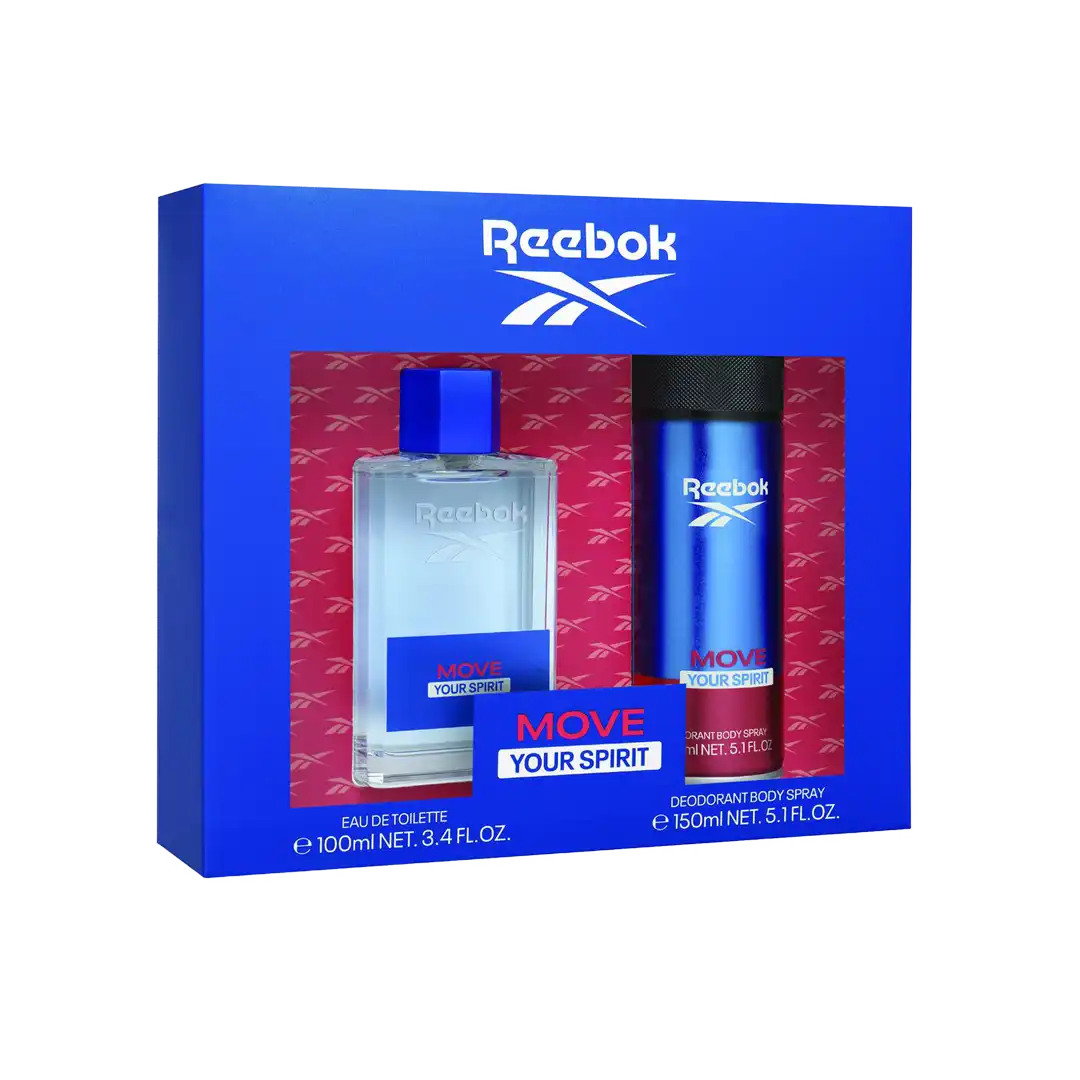 Reebok Move Your Spirit Set 100ml + Body Spray 150ml Male