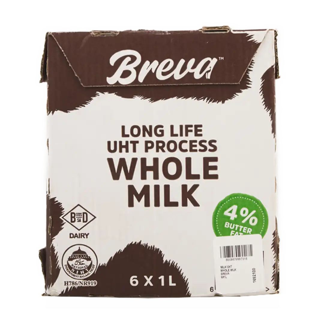 Breva Long Life UHT Whole Milk 6 x 1L