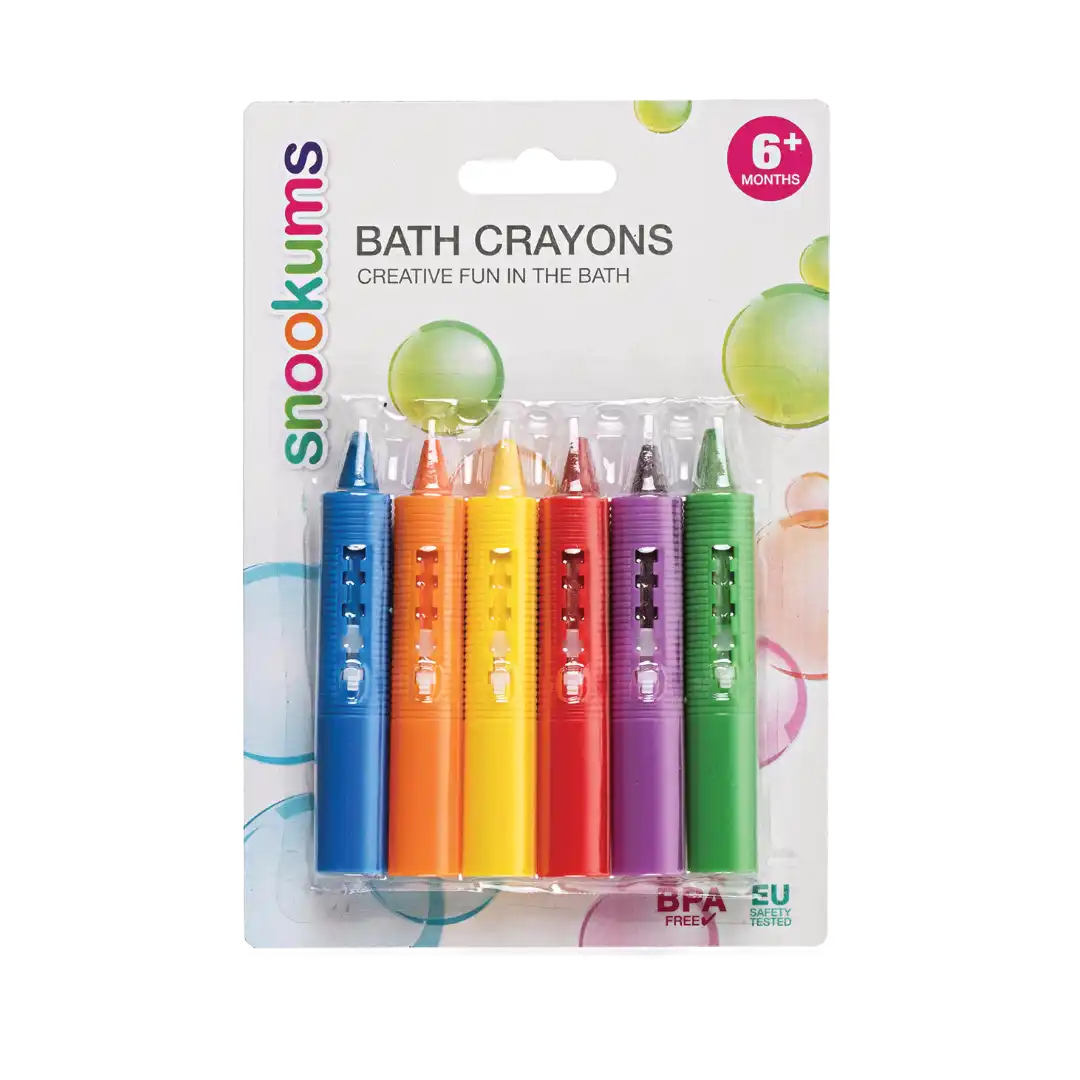 Snookums 6 Piece Bath Crayon Set