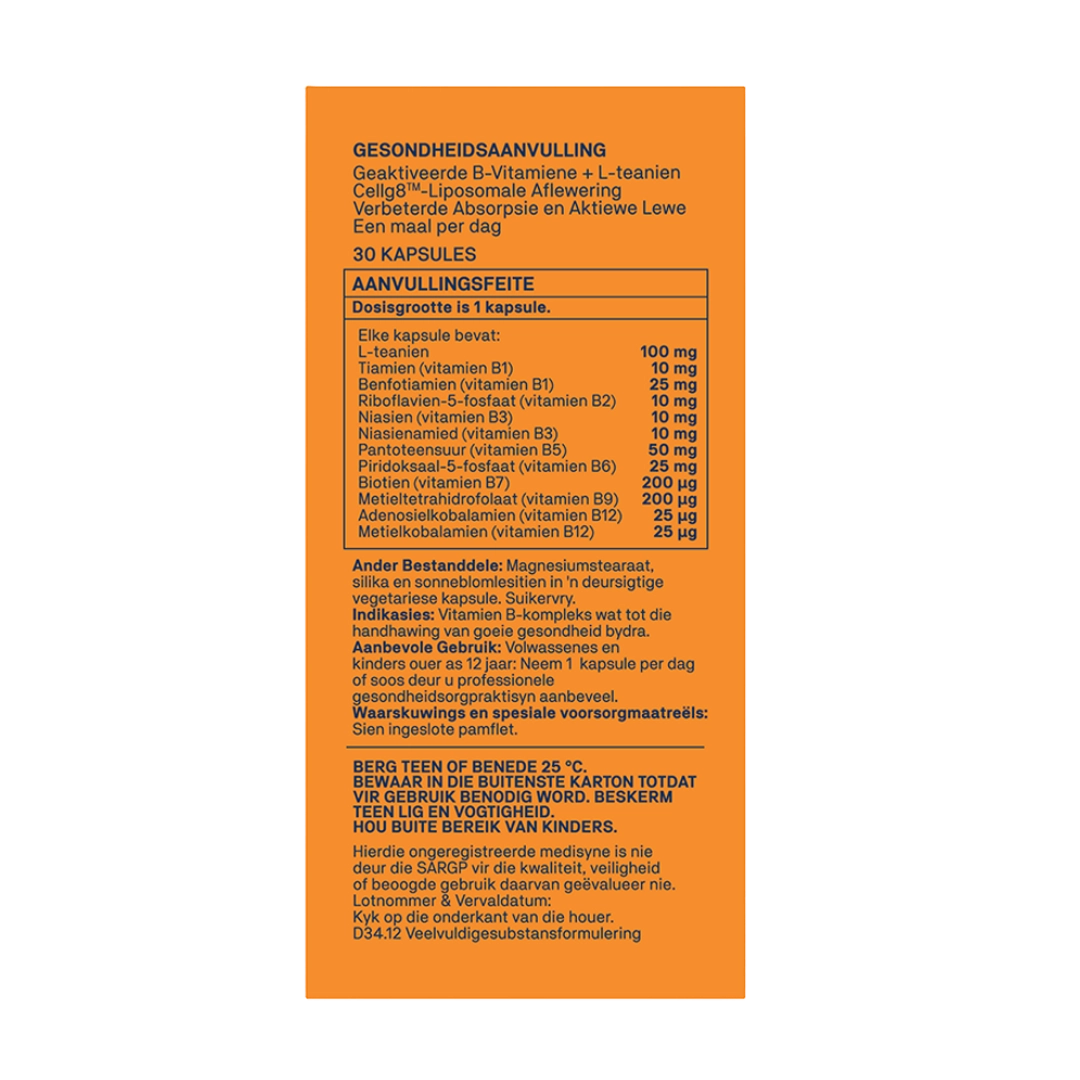 Natroceutics Activated B Complex Advanced Capsules, 30's