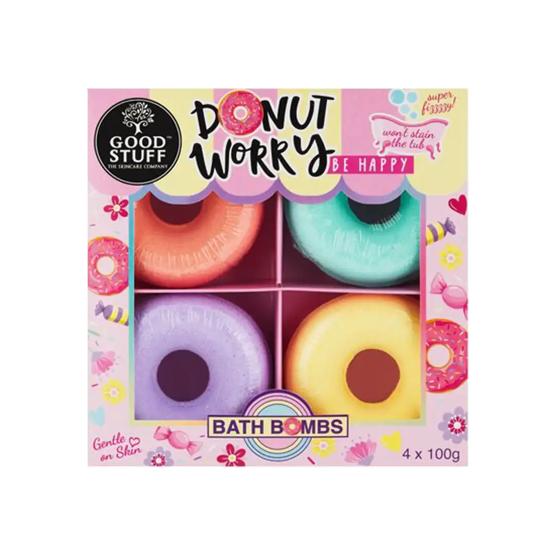 Good Stuff Donut Worry Bath Bombs Gift Set