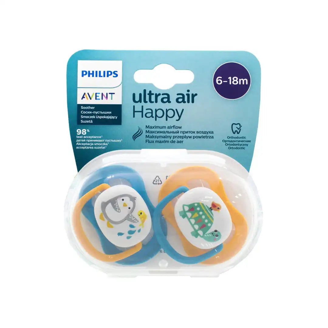 Philips Avent Ultra Air Soother Boy, 6 - 18 Months 