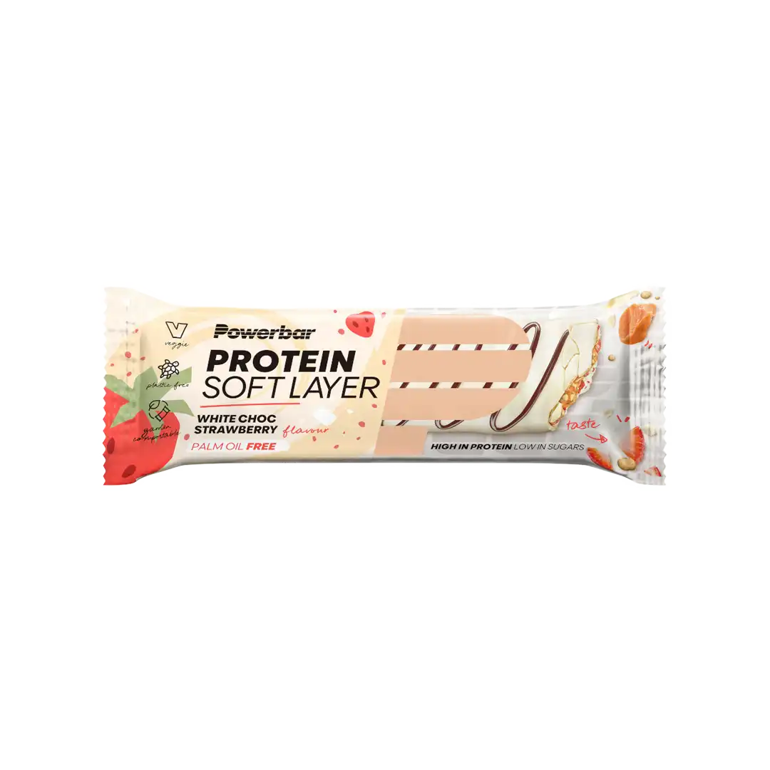 Powerbar Protein Soft Layer White Choc Stawberry, 40g