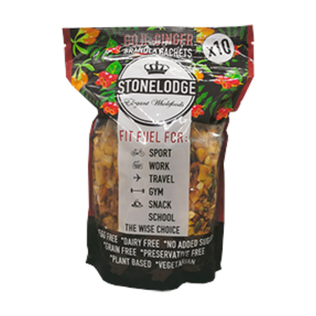 Goji-Ginger Granola Sachet Pack, 10x30g