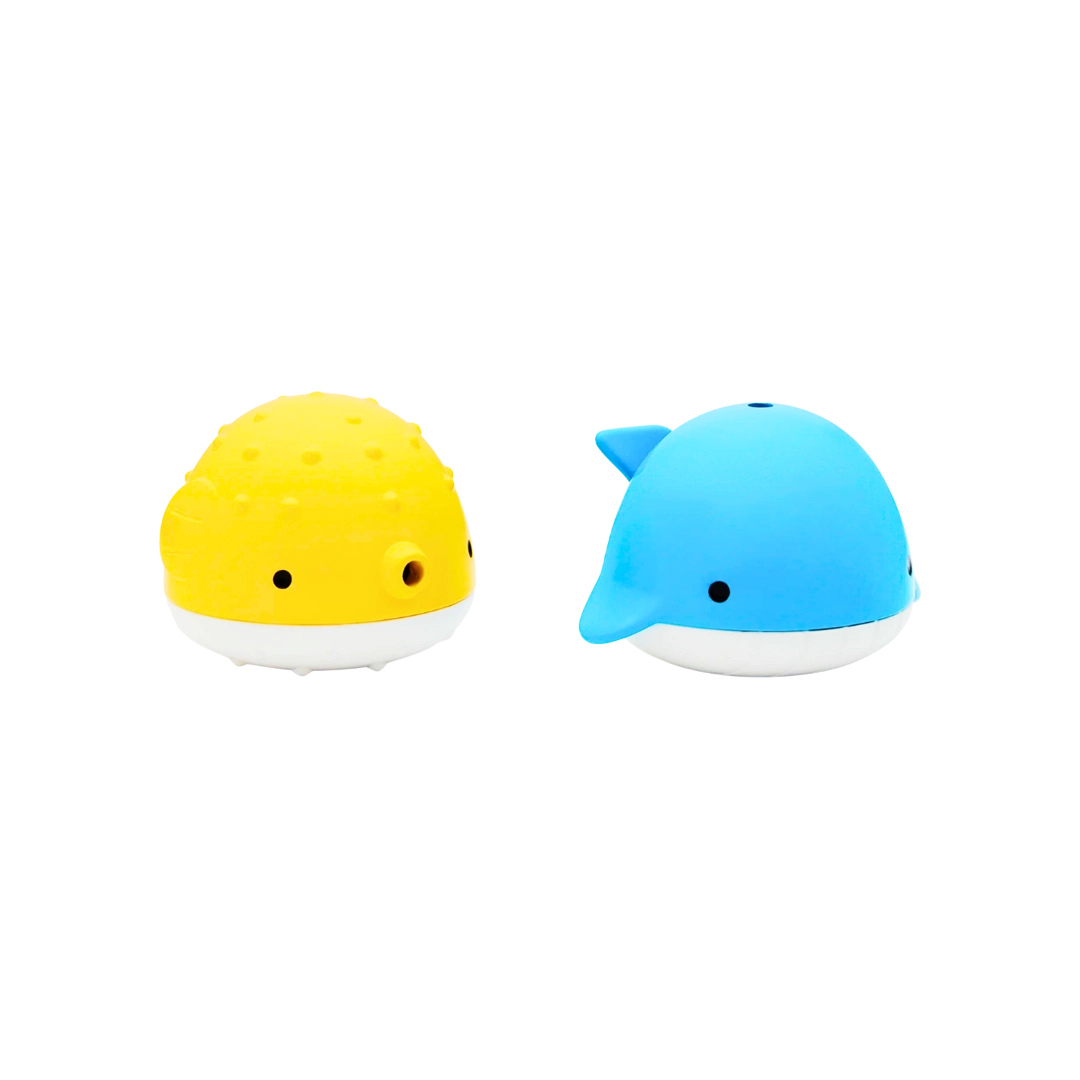 Munckin Colour Buddies Bath Bombs & 2 Toy Dispenser Set