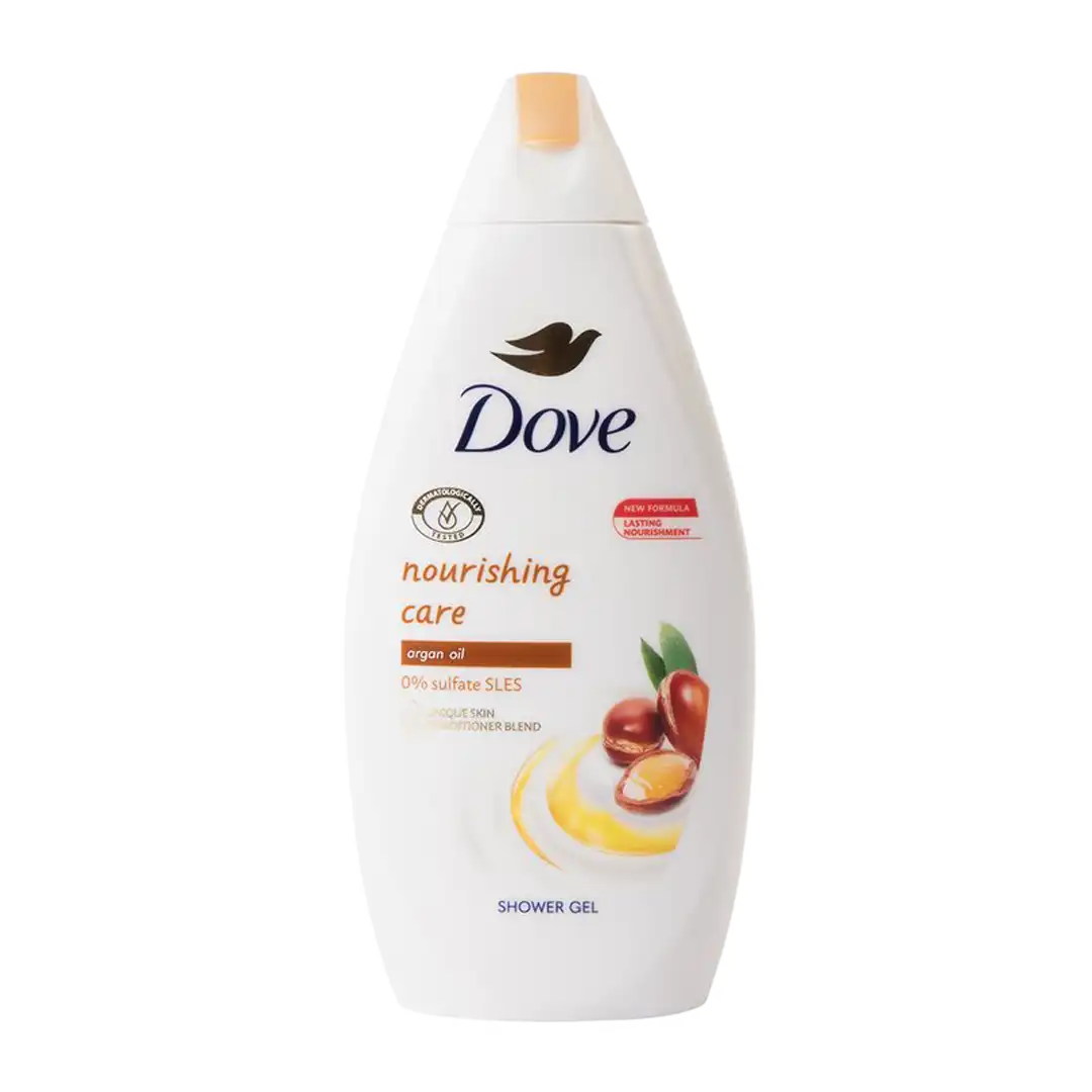 Dove Argan Oil Nourishing Care Body Wash, 450ml