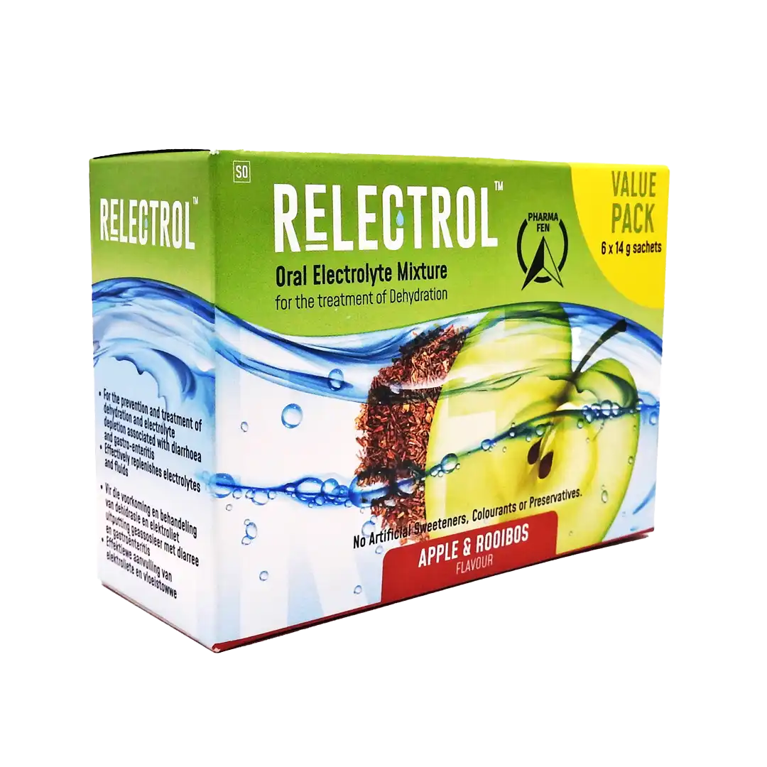 Relectrol Oral Electrolyte Mixture Apple/Rooibos Sachet, 14g x 6's