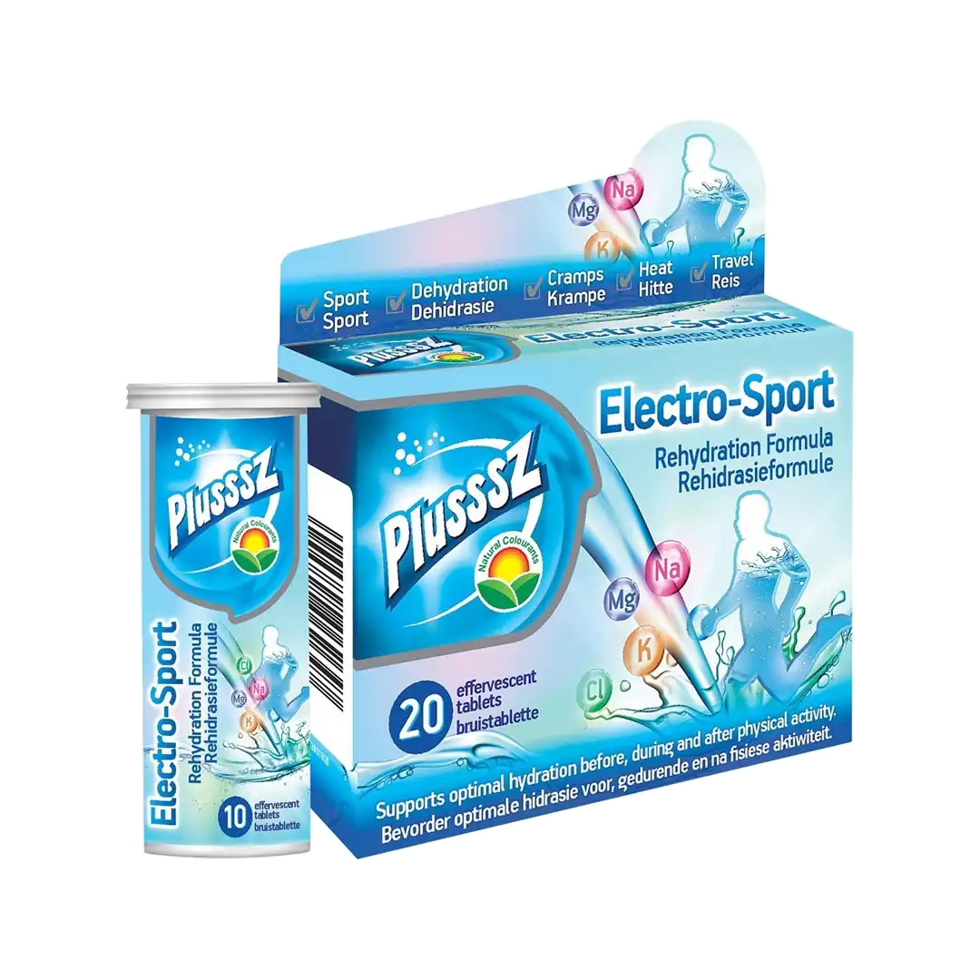 Plusssz Electro Sport Effervescent Tablets, 20's