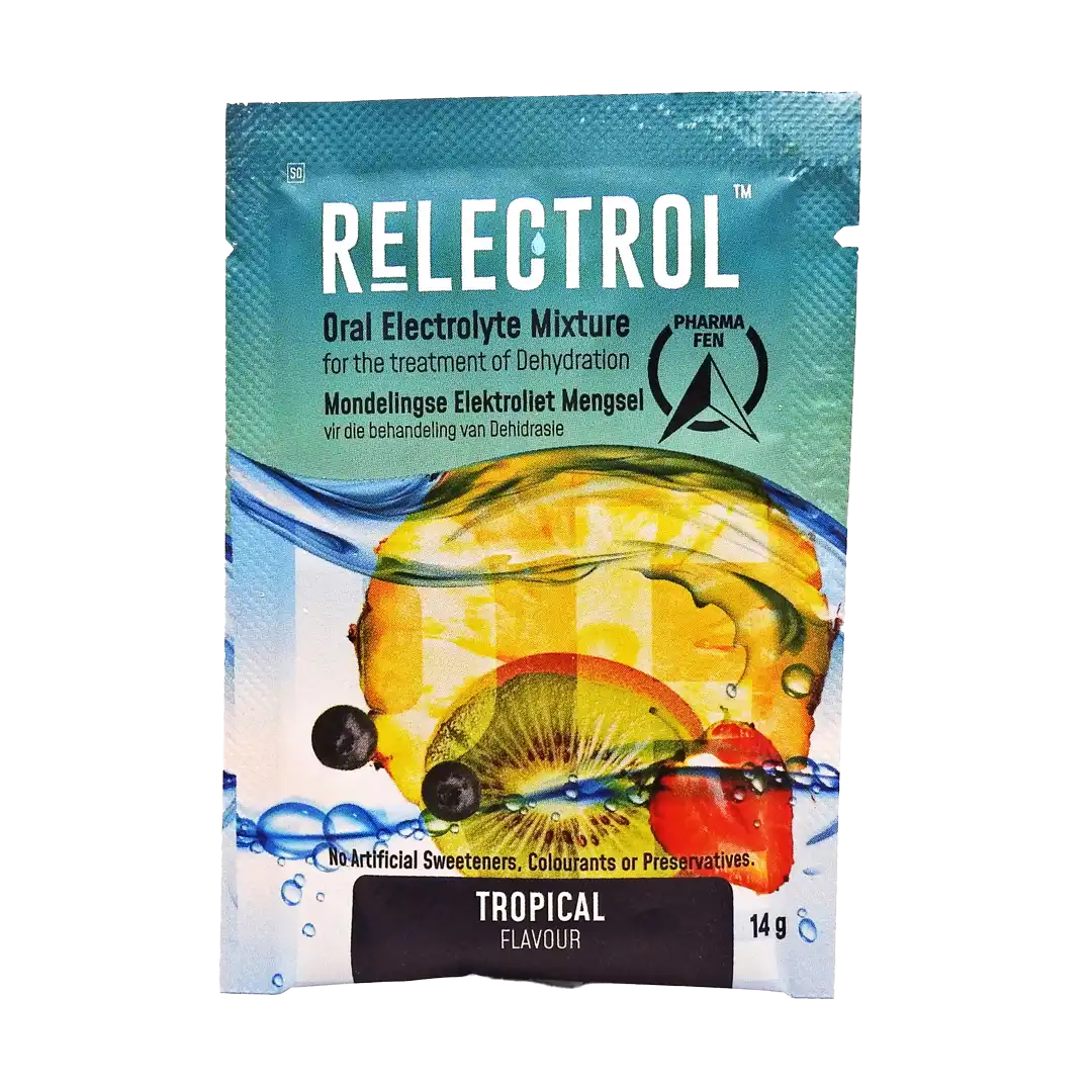 Relectrol Oral Electrolyte Mixture Tropical Sachet, 14g x 6's