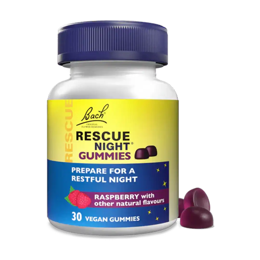 Rescue Night Gummies Raspberry, 30's