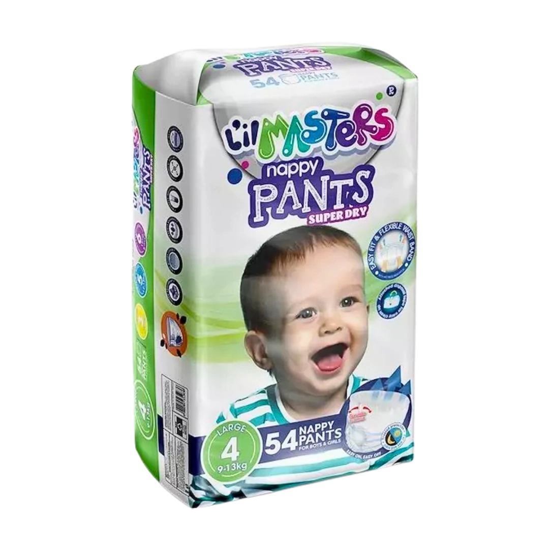 L’il Masters L Nappy Pants Size 4, 54's