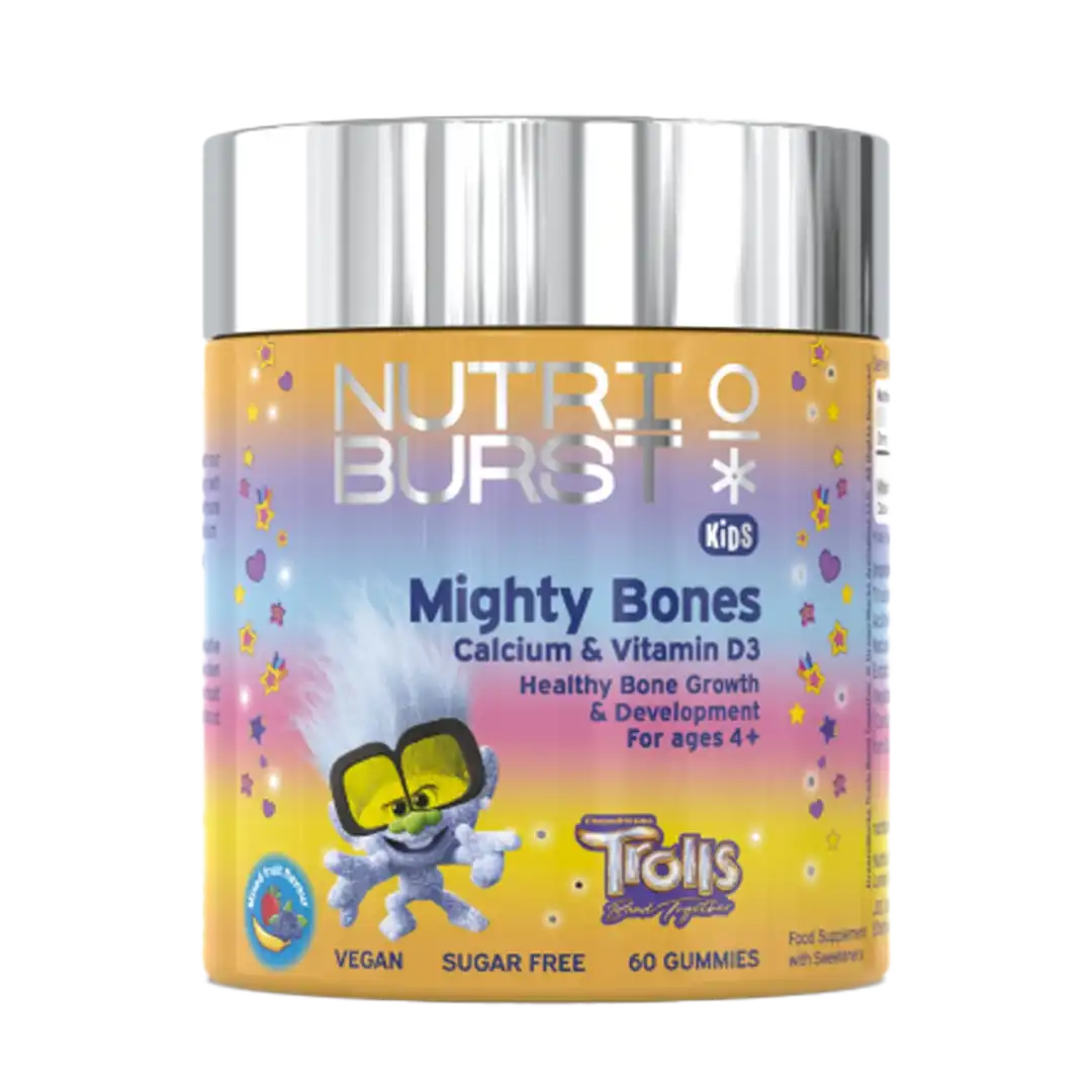 Nutriburst Mighty Bones Calcium & Vitamin D3 Gummies, 60's